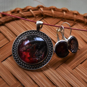 Magma – nyaklánc és fülbevaló